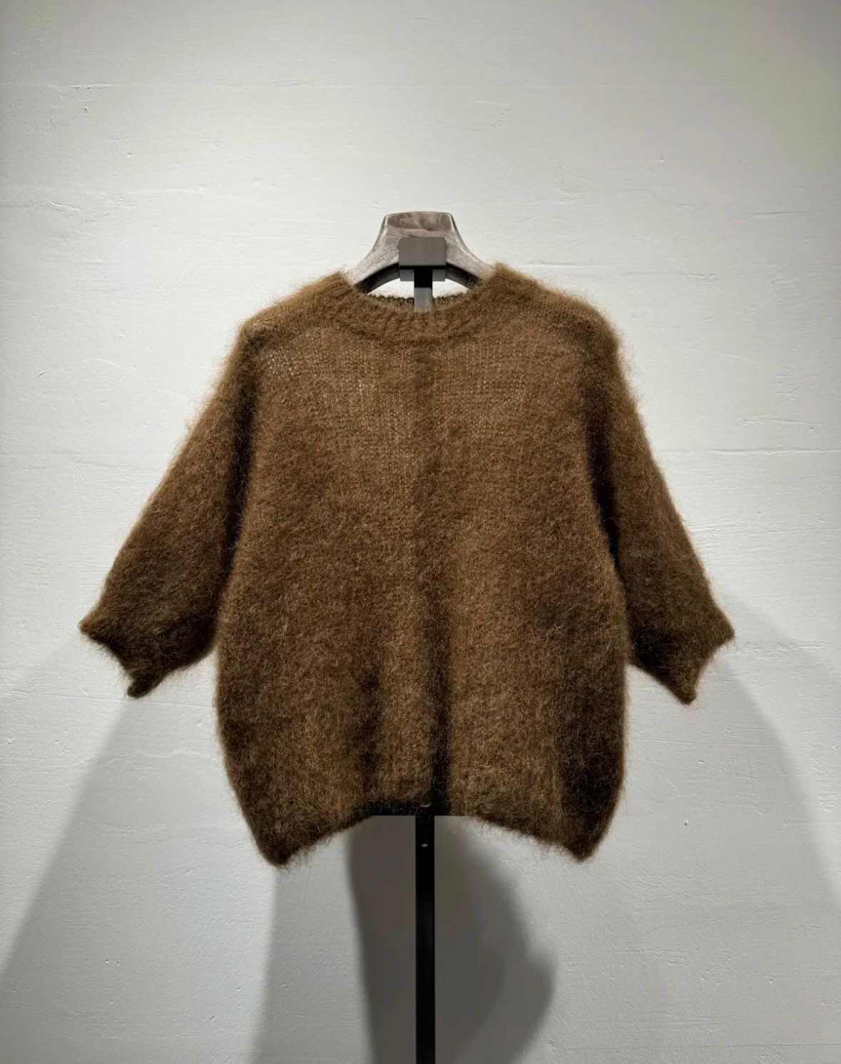 MIMI MOHAIR JUMPER - BROWN