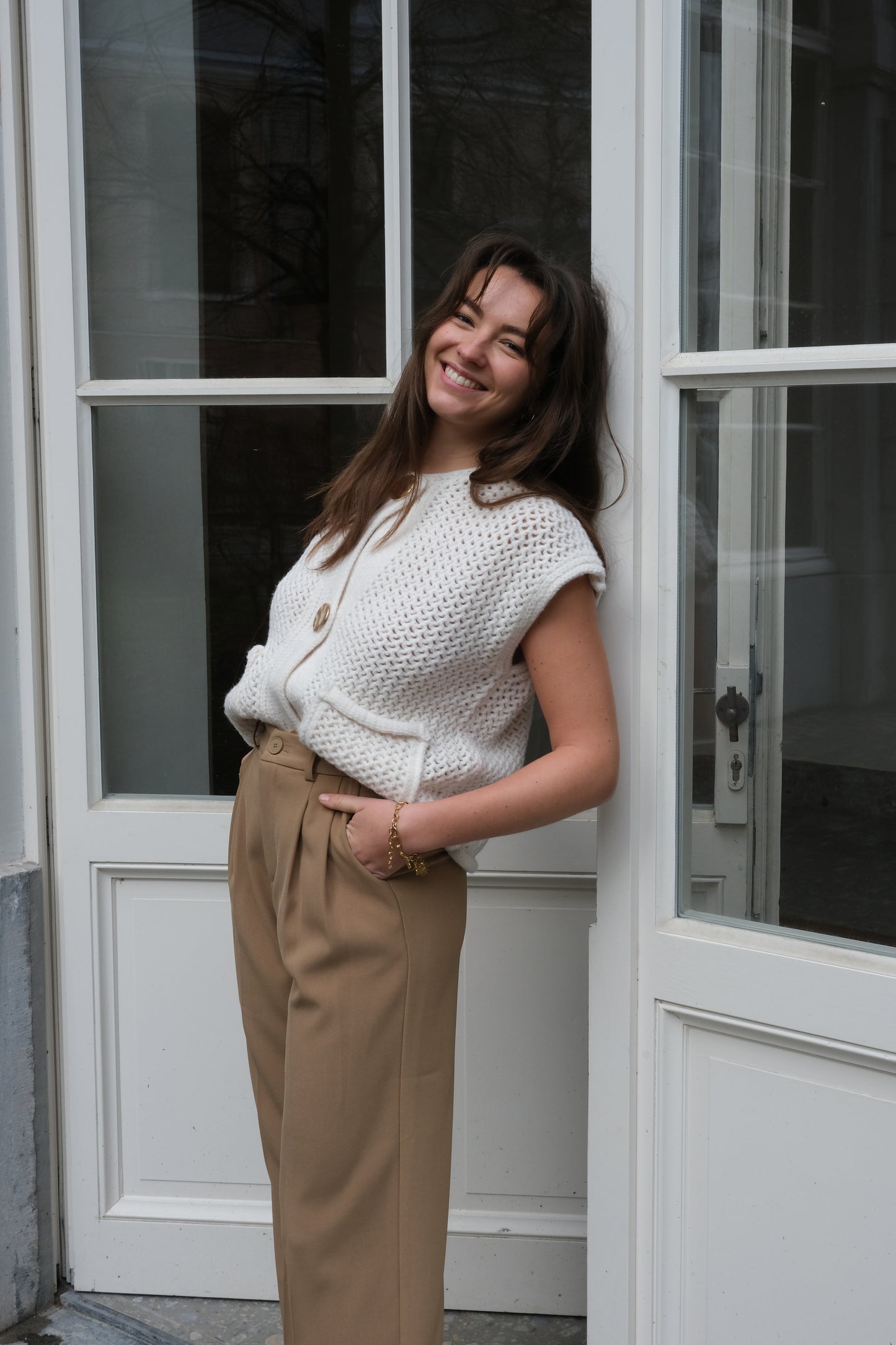 CELINE PANTS CAMEL