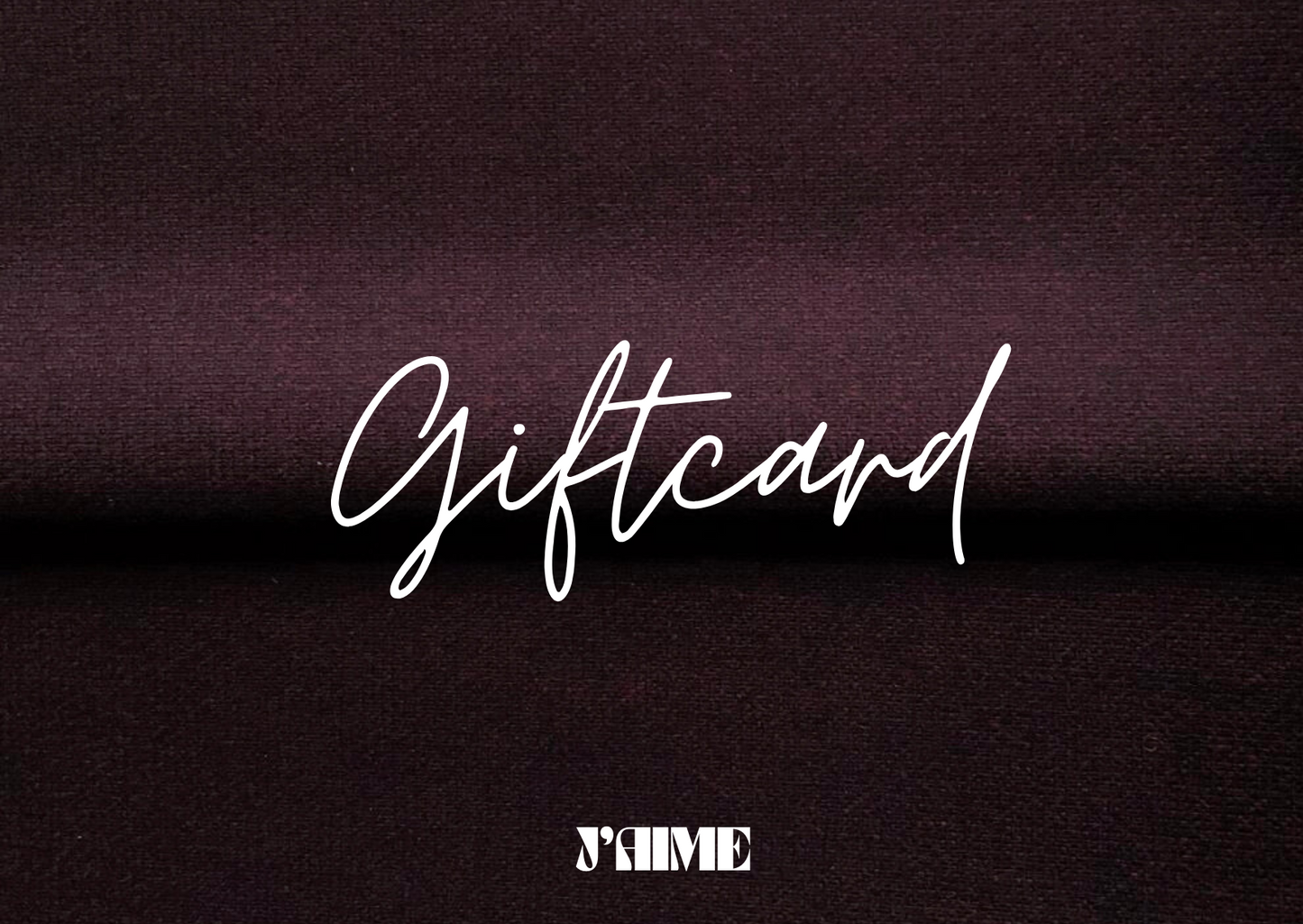 J'AIME GIFTCARD