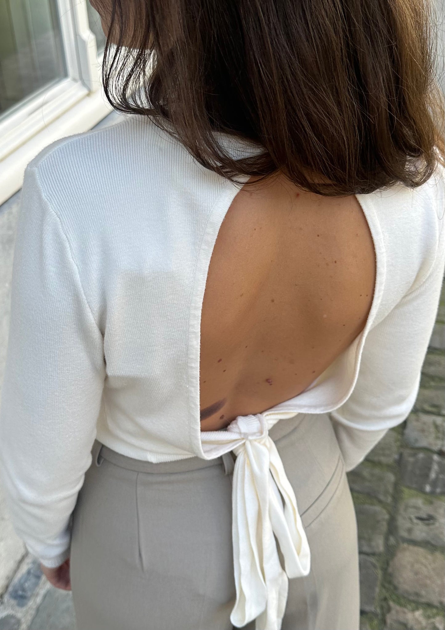 PIA OPEN BACK - ECRU