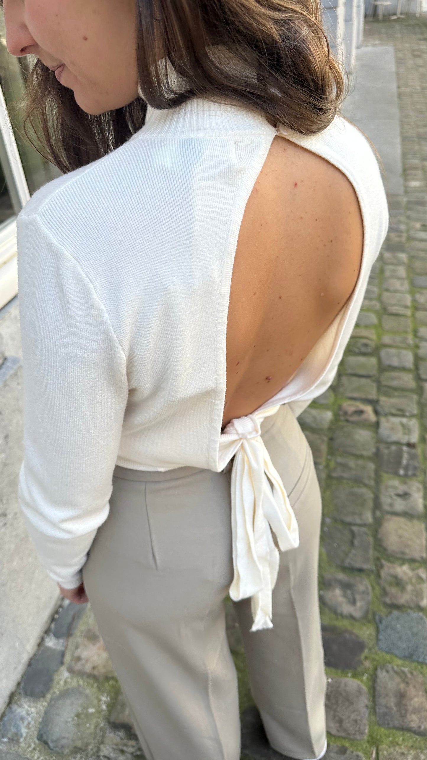 PIA OPEN BACK - ECRU
