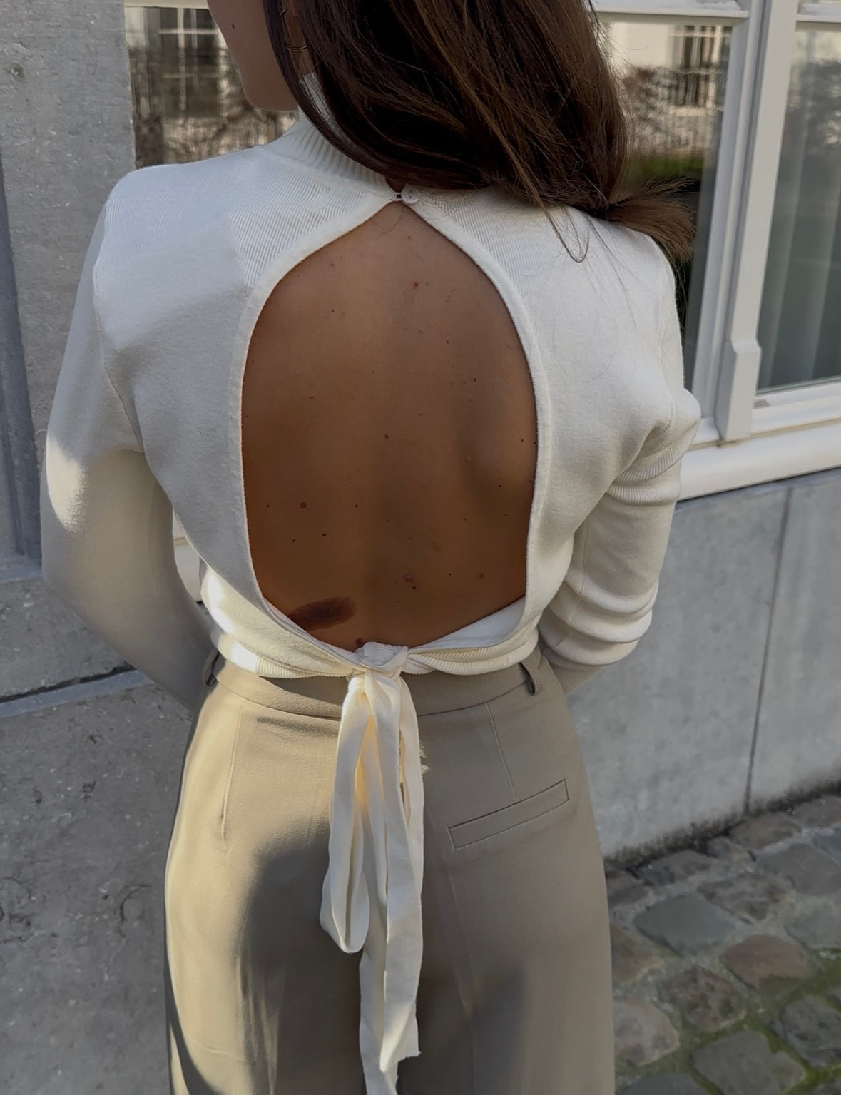 PIA OPEN BACK - ECRU