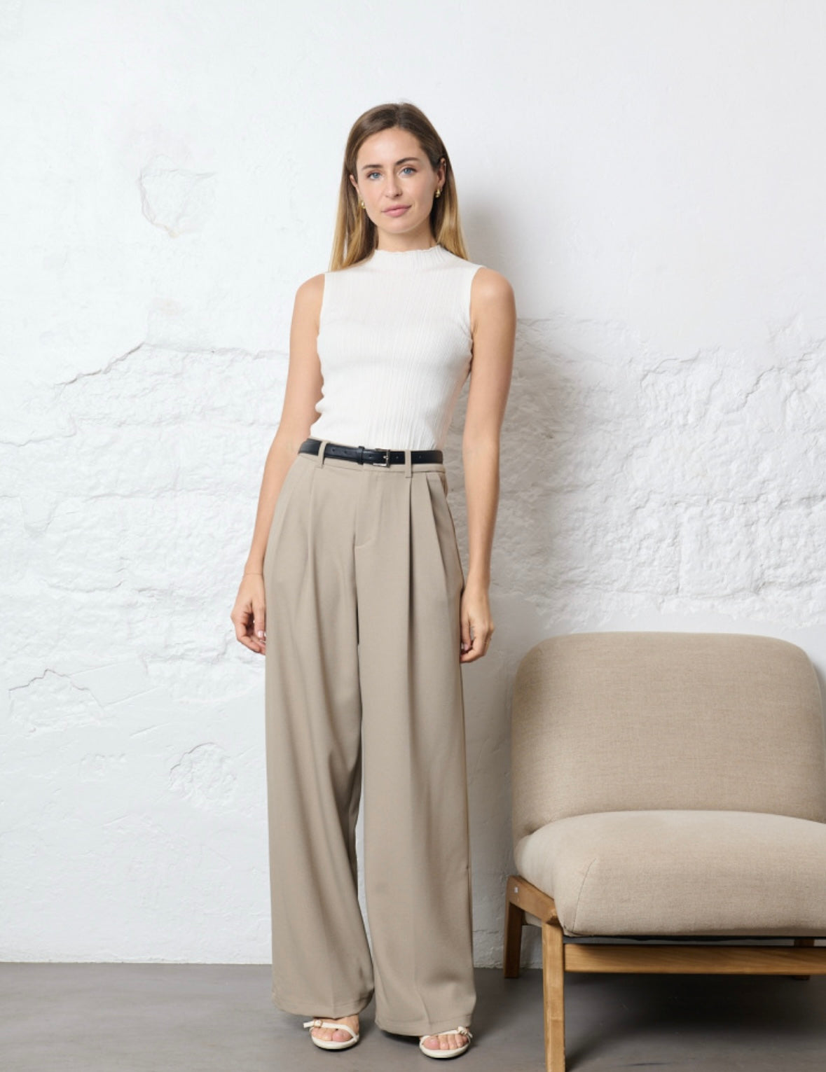 LOUISA LOOSE - TAUPE