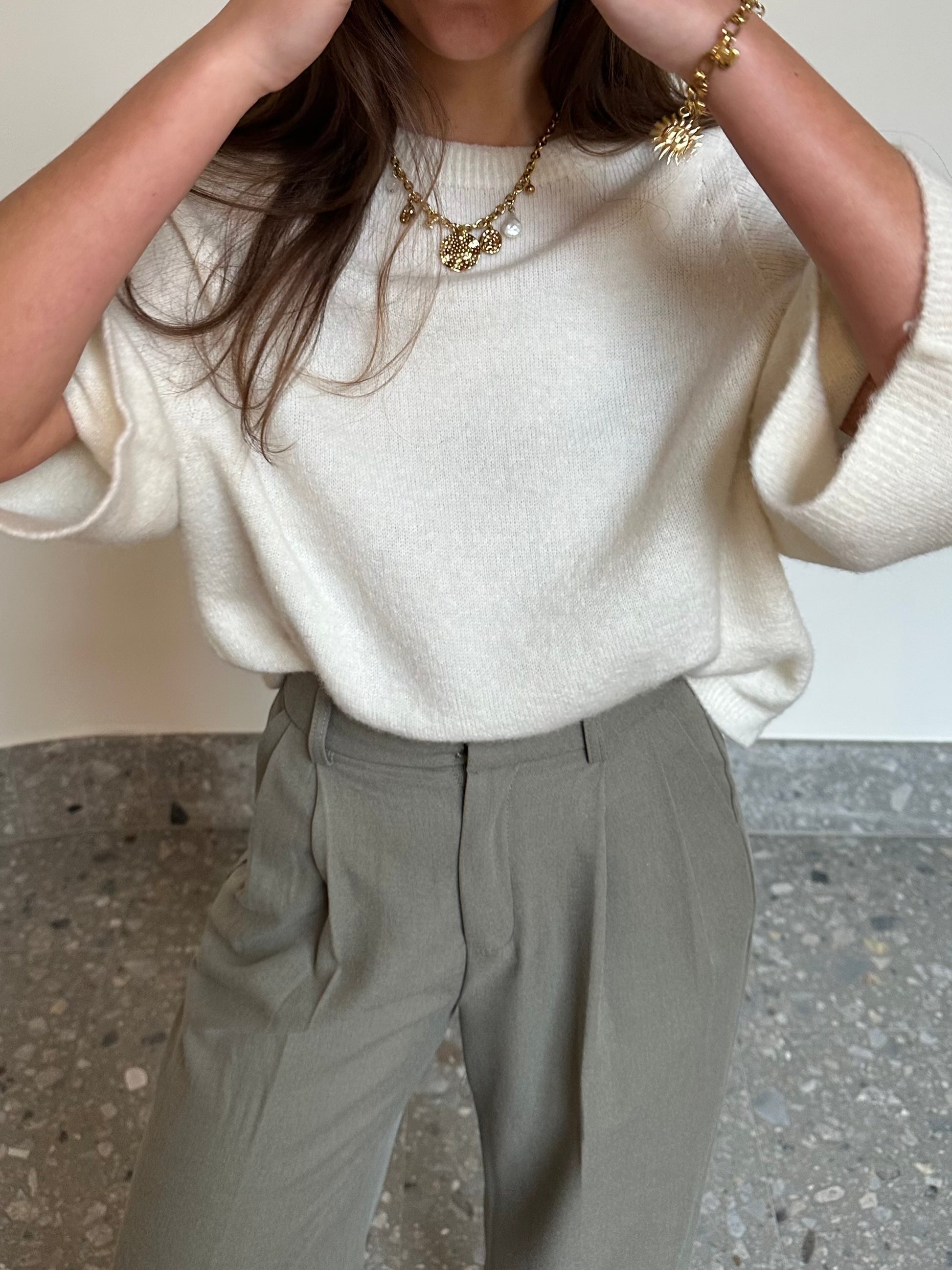 LOUISA PANTS OLIVE - J'AIME